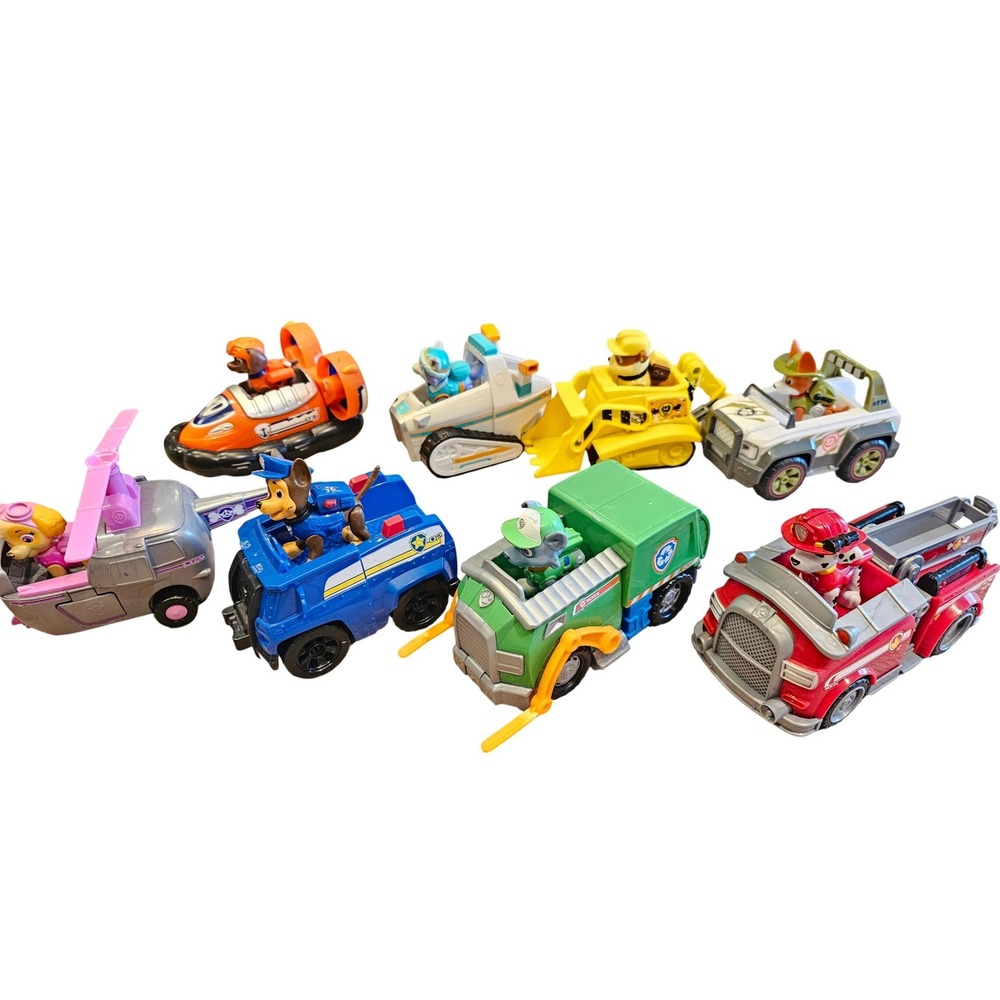 Paw Patrol Ultimate Rescue Vehicle and Figure Lot Chase Marshall Skye Rocky 16pc - Picture 2 of 10